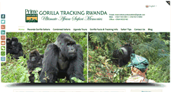 Desktop Screenshot of gorillatracking-rwanda.com